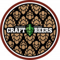 Hop Craft Beers <3 badge logo
