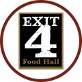 Exit 4 Food Hall badge logo