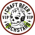 Craft Beer Rockstars VIP Badge (HH) badge logo