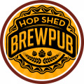 Hop Shed Brew Pub Hero Badge badge logo