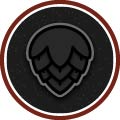 Black as the Night (Level 8) badge logo