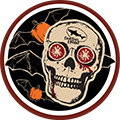 Eat, Drink and Be Scary! badge logo