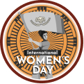International Women's Day (2021) badge logo
