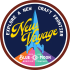 Blue Moon New Voyage badge logo