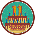 Untappd 11th Anniversary badge logo