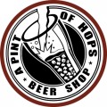 A PINT OF HOPS badge logo