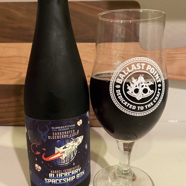 Barrel Fermented Blueberry Spaceship Box - Superstition Meadery - Untappd