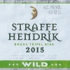 Straffe Hendrik Brugs Tripel Bier Wild (2015) label