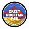 Crazy Mountain Rye label