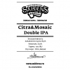 Citra & Mosaic Double IPA label