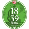 1839 Grønn label