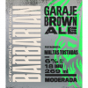 Garaje Brown Ale label