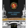 Hoppy Schoppy Pilsner label
