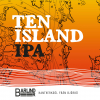 Ten Island IPA label