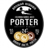 Porter Bałtycki Wędzony 24° (Smoked Baltic Porter 24°) Bourbon Barrel Aged label