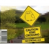 Caution KIWI Crossing label