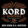 Kord Red Wine Barrel Aged label