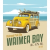 Waimea Bay label