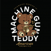 Machine Gun Teddy label