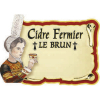 Cidre Fermier Le Brun Brut label