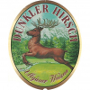 Dunkler Hirsch label