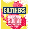 Brothers Rhubarb & Custard English Cider label
