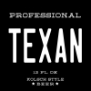 Professional Texan label