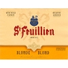 St-Feuillien Blonde label