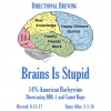 Brains Is Stupid label