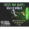 Brick And Morty Winter Warmer label