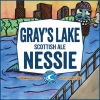 Gray's Lake Nessie label