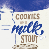 Cookies And Milk Stout label