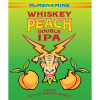 Whiskey Peach Double IPA label