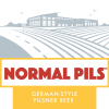 Normal Pils (w/ Crystalized Ginger) label