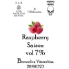 Raspberry Saison label
