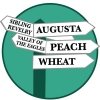 Augusta Peach Wheat label