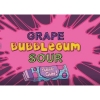 Grape Bubblegum Sour label