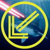 Laser Shark label