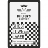 Ghost Town Lager label