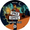Space Coyote label