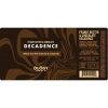 Peanut Butter And Chocolate Decadence label