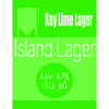 Island Lager label