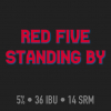 Red 5 Standing By label