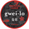 Tropical Lager label