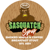 Sasquatch Syrup label