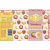 Strawberry Banana Milkshake label
