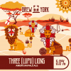 Three (Lupu) Lions label