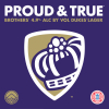 Proud And True - Dukes Lager label