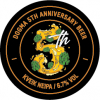 5th Anniversary Beer #4 - KVEIK NEIPA label