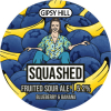 Squashed: Banana And Blueberry label
